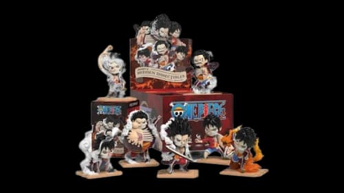 Mighty Jaxx Freenys Hidden Dissectibles: One Piece (Luffy’s Gears Edition) Sealed Case (6 Blind Boxes)