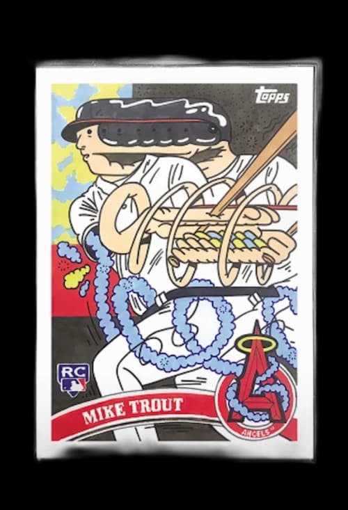 Mike Trout 2011 Topps Project 2020 Ermsy Artist Proof /20 #4