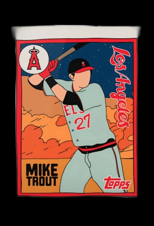 Mike Trout 2011 Topps Project 2020 Fucci Artist Proof /20 #63