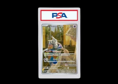 Mimikyu 2024 Pokémon Scarlet & Violet Paldean Fates Stamped Promo Promo (PSA or BGS Graded)