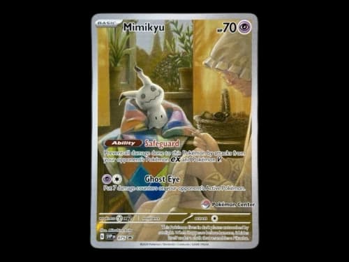 Mimikyu 2024 Pokémon Scarlet & Violet Paldean Fates Stamped Promo Promo Ungraded