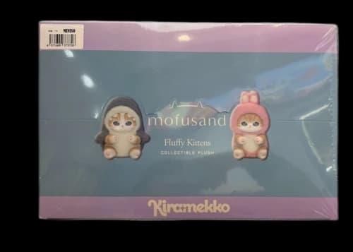 Miniso Mofusand Fluffy Kittens Series Vinyl Plush Sealed Case (6 Blind Box)