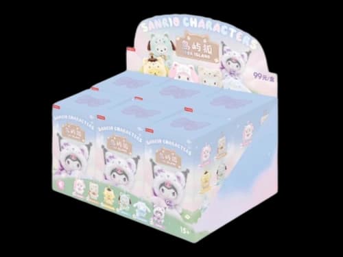 Miniso Sanrio Fox Island Series Vinyl Plush Pendant Sealed Case (6 Blind Boxes)