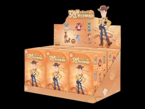 Miniso Top Toy Disney Pixar Toy Story 30th Anniversary Classic Character Series Figure Sealed Case (6 Blind Box)