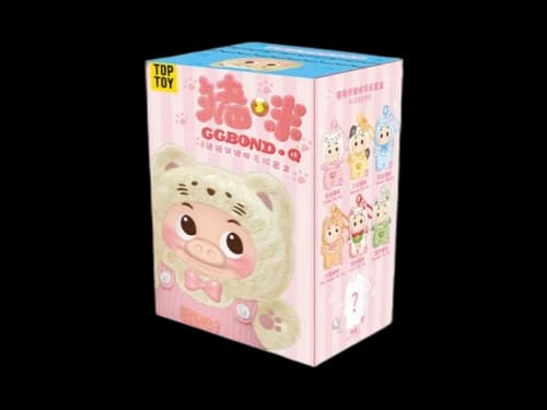 Miniso Top Toy GG BOND Cat Soft Plush Keychains Single Blind Box