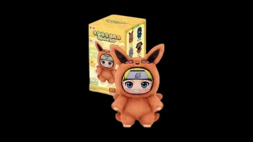 Miniso Top Toy Naruto Beast Party Naruto Uzumaki Plush Keychains