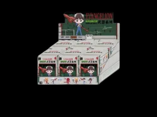 Miniso Top Toy Neon Genesis Evangelion Weapons Series Figures Sealed Case (6 Blind Box)