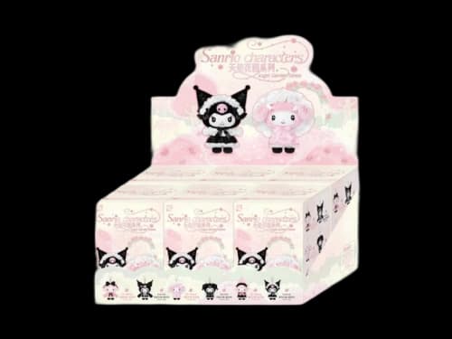 Miniso Top Toy Sanrio Characters Angel Garden Series Plush Vinyl Keychain Sealed Case (6 Blind Box)