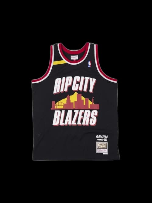 Mitchell & Ness Amine x Portland Trail Blazers Swingman Jersey Black
