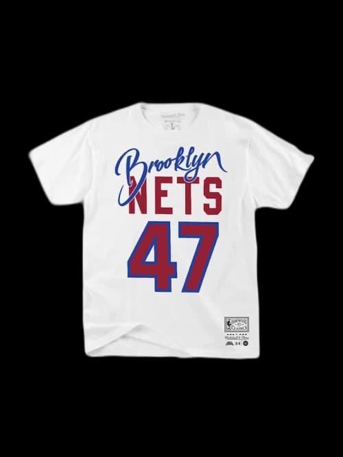 Mitchell & Ness Joey Bada$$ x Brooklyn Nets T-shirt White