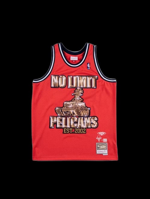 Mitchell & Ness x No Limit x New Orleans Pelicans Swingman Jersey Red