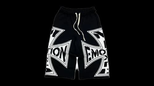 Mixed Emotion Classic 3/4 Shorts Black