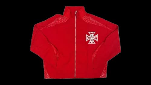 Mixed Emotion Classic Nylon Jacket Red