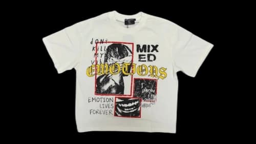 Mixed Emotion Forever Tee White
