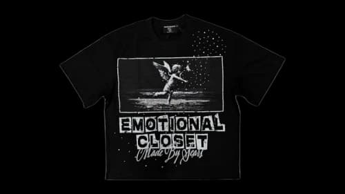 Mixed Emotion Scar Tee Black