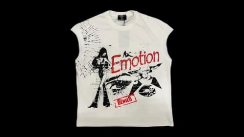 Mixed Emotion Starboy Sleeveless Tee White