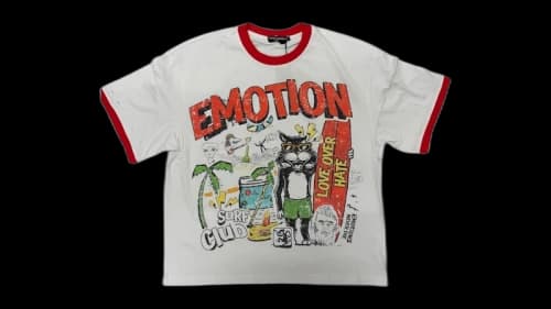 Mixed Emotion Surf Club Tee Red