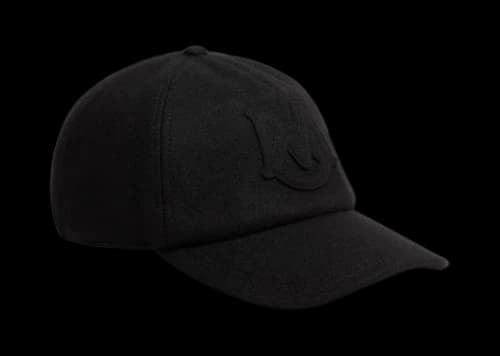Moncler Logo-Embroidered Cap Black