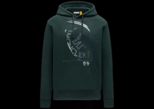 Moncler x 1017 ALYX 9SM Logo Hoodie Forest Green