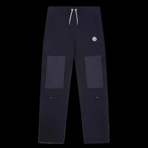 Moncler x Billionaire Boys Club Fleece Sweatpants Dark Navy Blue