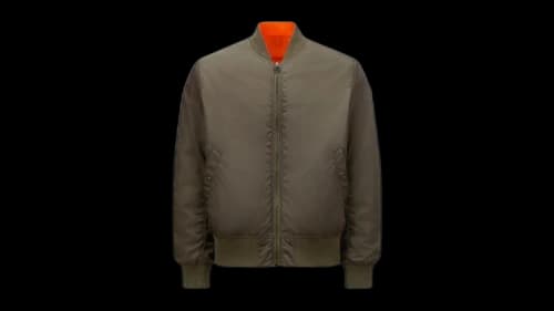 Moncler x Mercedes-Benz NIGO Neper Reversible Down Bomber Jacket Olive Green