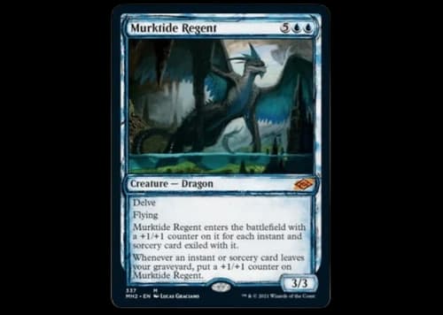 Murktide Regent (Showcase) Magic: The Gathering TCG Modern Horizons 2 Mythic #337 (Ungraded)
