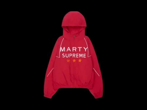 NAHMIAS x Marty Supreme A24 Classic Warm Up Jacket Dark Red