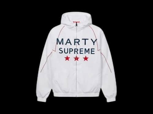 NAHMIAS x Marty Supreme A24 Classic Warm Up Jacket White