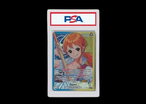 Nami 2025 One Piece Alternate Art A Fist of Divine Speed (English) OP11-041LP (PSA or BGS Graded)