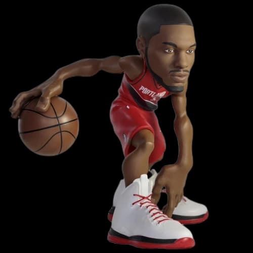 NBA Small Stars Damian Lillard Action Figure Trail Blazers 2019-20 Jersey Red
