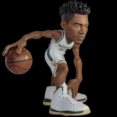 NBA Small Stars Giannis Antetokounmpo Action Figure Bucks 2019-20 Jersey White