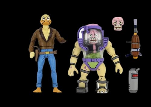 NECA Teenage Mutant Ninja Turtles Ace Duck and Mutagen Man (Cartoon) Action Figure