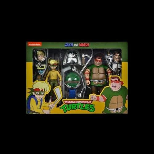 NECA Teenage Mutant Ninja Turtles (Cartoon) Zach & Smash Action Figure 2-Pack