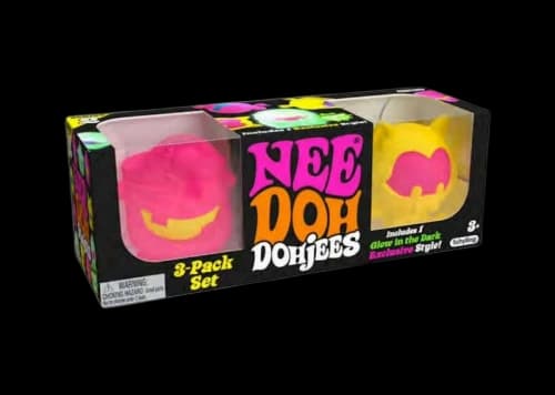 NeeDoh Dohjees Series 2 (Figures May Vary) Squishy Fidget Toy 3 Pack