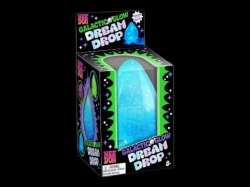 NeeDoh Galactic Glow Dream Drop Squishy Fidget Toy Galacti-Blue
