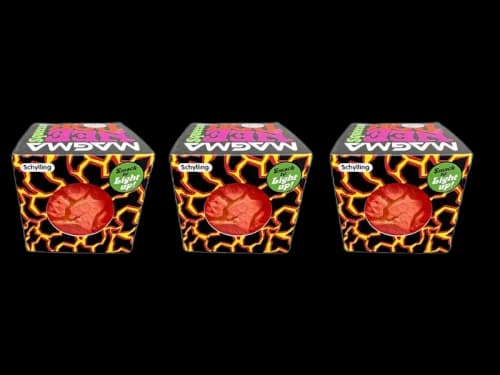 NeeDoh MAGMA Squeeze Squishy Fidget Toy 3x Lot Red