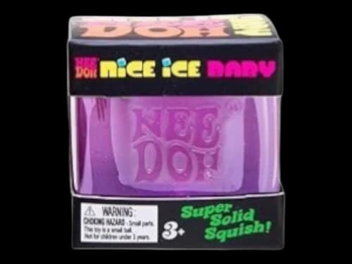 NeeDoh Nice Ice Baby Squishy Fidget Toy Purple
