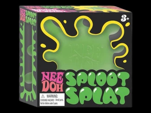 NeeDoh SplootSplat Squishy Fidget Toy 3x Lot Purple/Blue/Green