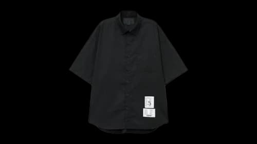 Neighborhood Katharine Hamnett BW Over Short Sleeves Shirt Black