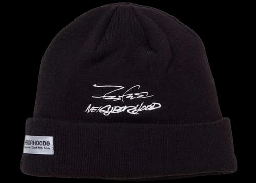 Neighborhood x Futura Laboratories FL-007 Beanie Black
