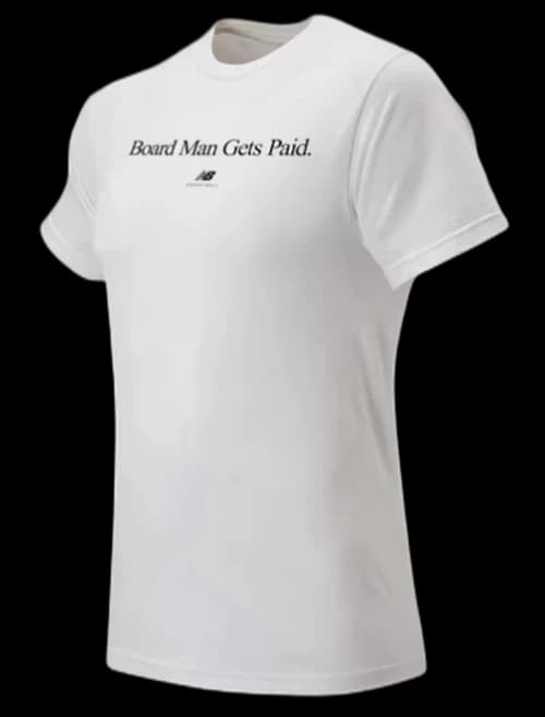 New Balance Kawhi Leonard Board Man Gets Paid Tee White