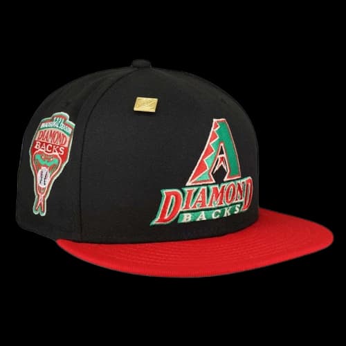 New Era Arizona Diamondbacks 1998 Inaugural Season Capsule Exclusive 59Fifty Fitted Hat Black/Grey