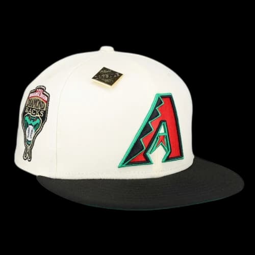 New Era Arizona Diamondbacks 1998 Inaugural Season Capsule Exclusive 59Fifty Fitted Hat White/Green