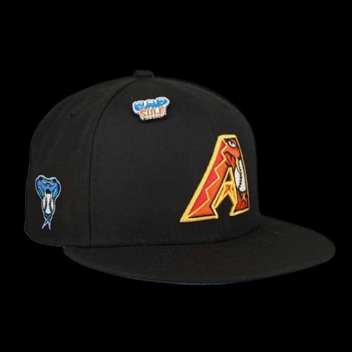 New Era Arizona Diamondbacks Capsule Fire and Ice Snakebite Exclusive 59Fifty Fitted Hat Black/Blue