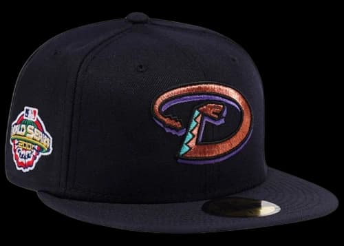 New Era Arizona Diamondbacks World Series 2001 Classic Edition 59Fifty Fitted Hat Dark Navy
