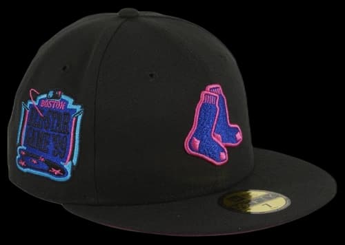 New Era Boston Red Sox Cyberpunks 1999 All Star Game Patch Alternate Hat Club Exclusive 59Fifty Fitted Hat Navy