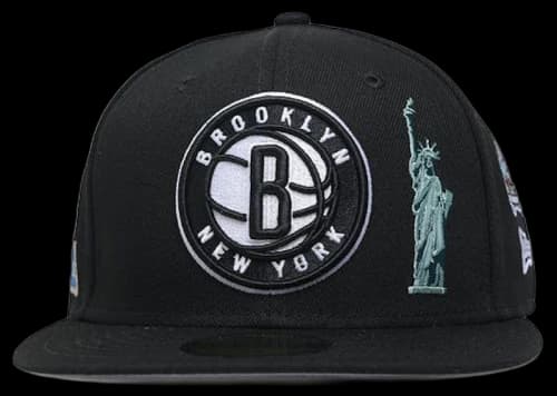 New Era Brooklyn Nets City Transit 59Fifty Fitted Hat Black