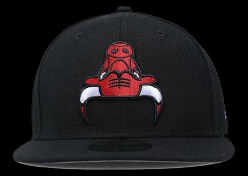 New Era Chicago Bulls Upside Down 59Fifty Fitted Hat Black