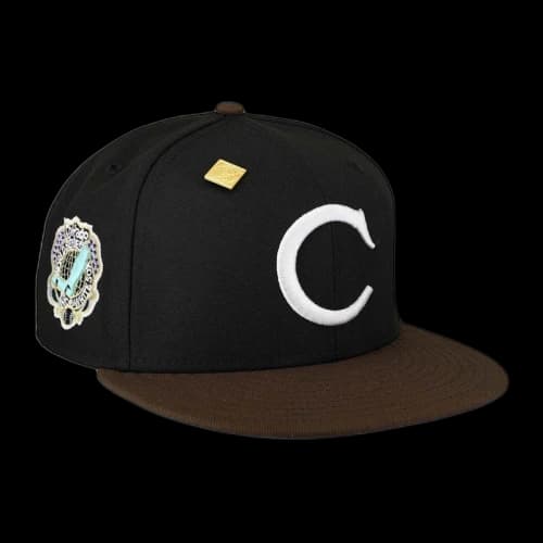 New Era Chicago White Sox Capsule Vintage Series 1906 World Series Patch 59Fifty Fitted Hat Black/Lavender