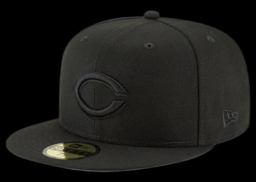 New Era Cincinnati Reds 59Fifty Fitted Hat Black/Black